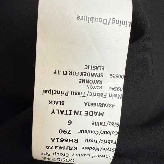 Michael Kors Wickelkleid in Midi-Länge aus schwarzer Viskose - Image 6