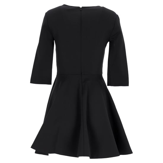 Diane Von Furstenberg Pre-owned Jeannie ausgestelltes Minikleid mit V-Ausschnitt aus Nylon - Schwarz - Image 3