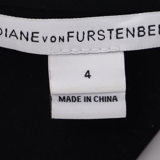 Diane Von Furstenberg Pre-owned Jeannie ausgestelltes Minikleid mit V-Ausschnitt aus Nylon - Schwarz - Image 4