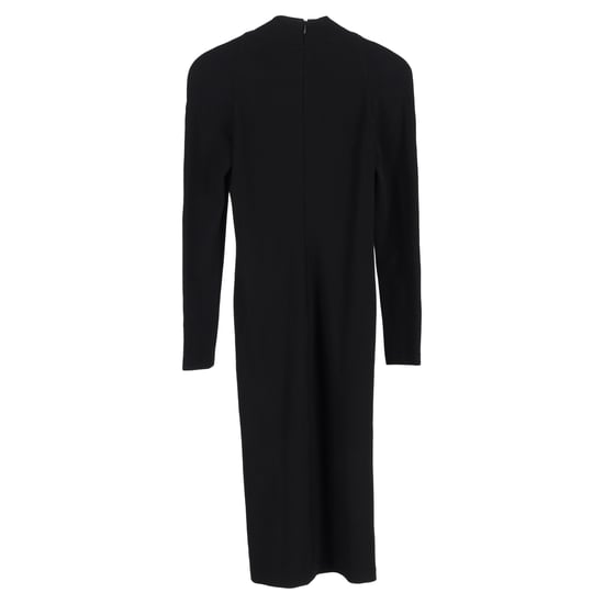 Armani Pre-owned Langärmliges Midikleid (Polyester) - Schwarz - Image 2