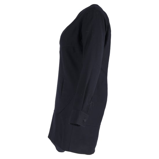 Isabel Marant Étoile Minikleid mit langen Ärmeln aus marineblauer Wolle - Image 2