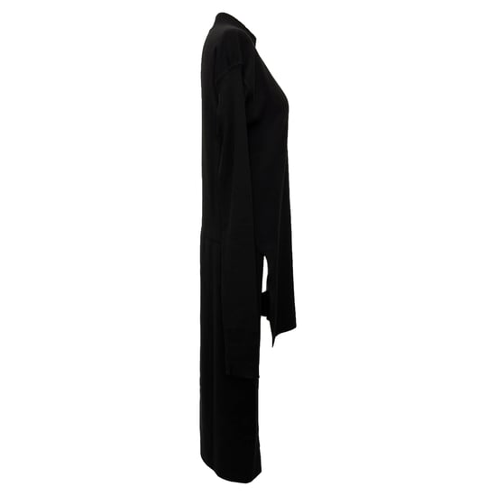 Rick Owens Midikleid mit langem Rücken aus schwarzer Wolle - Image 2