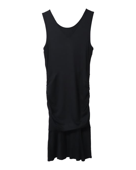 Diane Von Furstenberg Pre-owned Ärmelloses, gerafftes Midikleid aus Viskose - Schwarz - Image 4