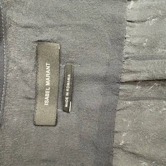 Isabel Marant Minikleid mit Gürtel und langen Ärmeln aus schwarzer Seide - Image 5