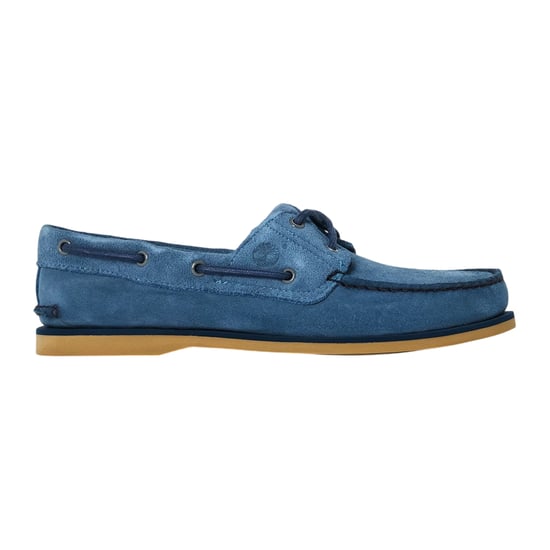 Timberland - "Classic" Strukturiert Bootsschuhe für Herren, Wildleder, Zum Schnüren (Mittelblau) - Image 1