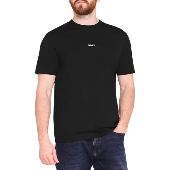 Boss - "Tchup" T-Shirt für Herren, Übergroß (Schwarz) - Image 1