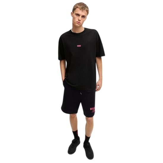 Hugo - "MCMXCIII" T-Shirt für Herren (Schwarz/Pink) - Image 1