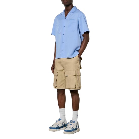 Represent - Bowlinghemd für Herren, Tasche, Lyocell (Zellulosefaser), kurzärmlig (Blau) - Image 1