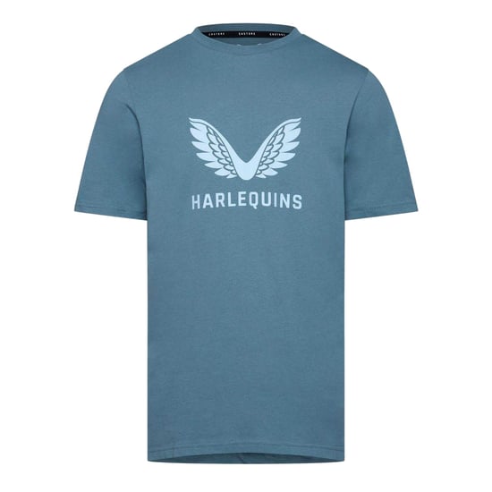 Castore - "Harlequins F.C." T-Shirt für Herren (Blaugrau) - Image 1