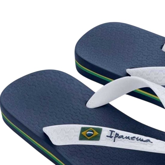 Ipanema - Brasilianische Flagge Flipflops für Damen, Flach (Blau/Weiß) - Image 2