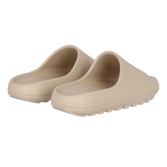 Jack Wills - Badesandale für Kinder, EVA, Breiter Riemen (Ecru) - Image 2