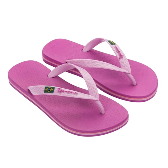 Ipanema - Brasilianische Flagge Flipflops für Damen, Flach (Flieder) - Image 1