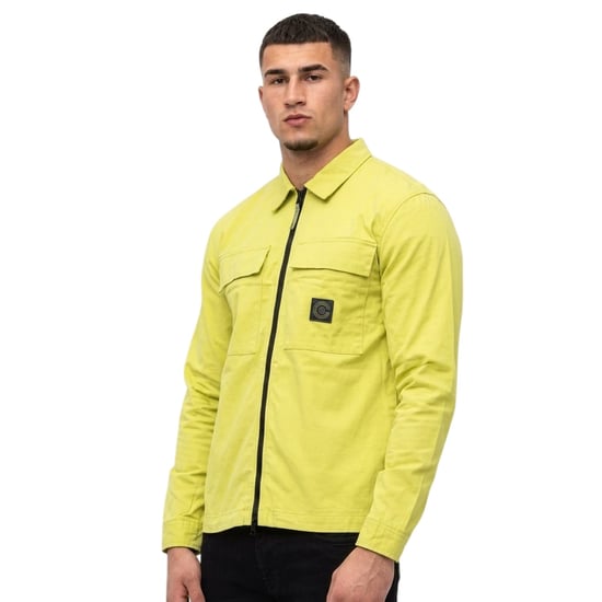 Marshall Artist - Hemdjacke für Herren, Durchgehender Reißverschluss (Limone) - Image 3