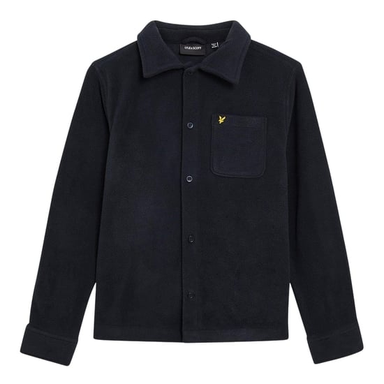 Lyle & Scott - Hemdjacke für Kinder, Tasche, Dickes Fleece (Dunkel-Marineblau) - Image 1