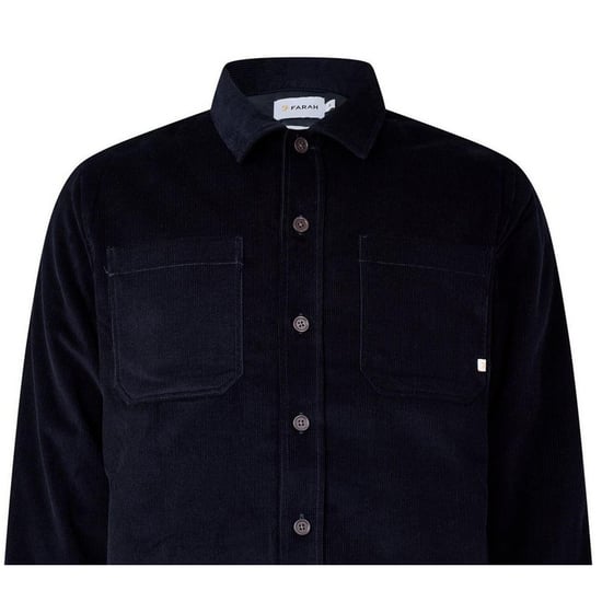Farah - Hemdjacke für Herren, Kord (Marine) - Image 3