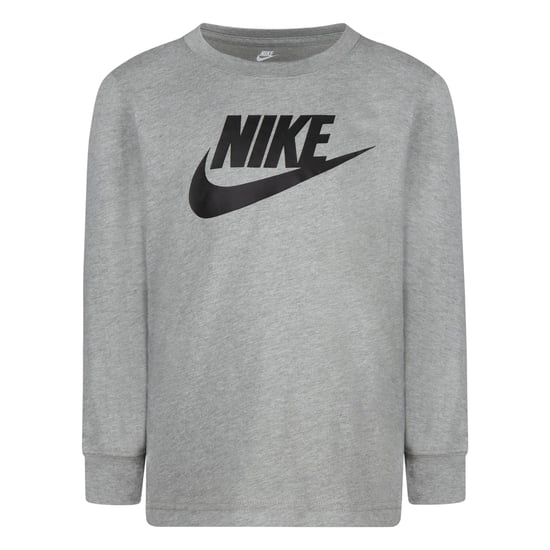 Nike - "Futura" T-Shirt für Kinder, Langärmlig (Dunkelgrau) - Image 1