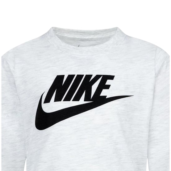 Nike - "Futura" T-Shirt für Kinder, Langärmlig (Weiß) - Image 4
