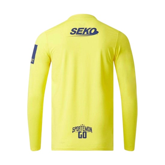 Castore - T-Shirt für Herren, V-Ausschnitt, Langärmlig (Gelb) - Image 2
