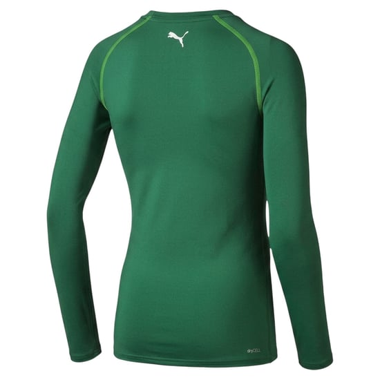Puma - "Performance" Base Layer Oberteil für Kinder, Langärmlig (Grün) - Image 2