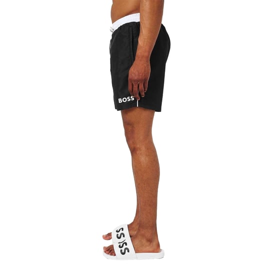 Boss - "Starfish" Badeshorts für Herren (Schwarz) - Image 4