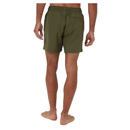 Threadbare - Badeshorts für Herren, Strukturiert, leger (Khakigrün) - Image 2