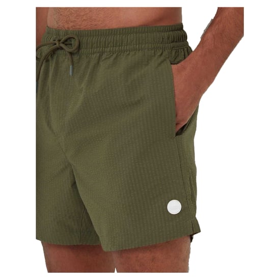 Threadbare - Badeshorts für Herren, Strukturiert, leger (Khakigrün) - Image 3