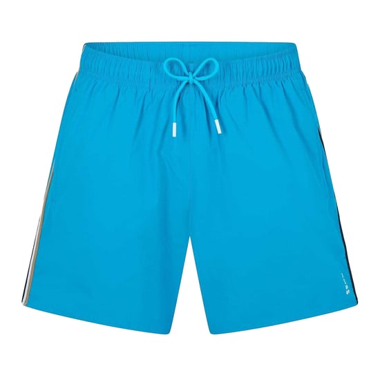 Boss - "Iconic" Badeshorts für Herren (Türkis/Aquablau) - Image 1