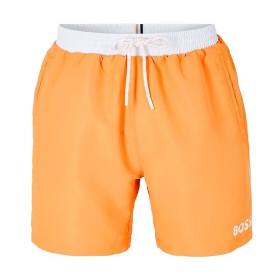 Boss - "Starfish" Badeshorts für Herren (Hellorange) - Image 1