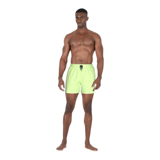 Nike - "Swoosh" Badeshorts für Herren, Mit Mesh gefüttert (Volt Farbe) - Image 1