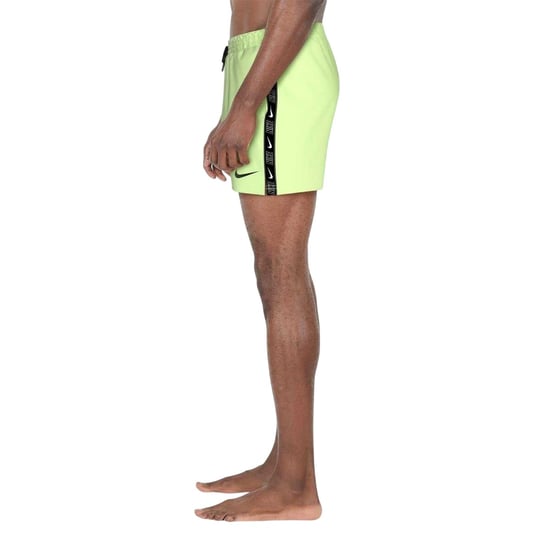 Nike - "Swoosh" Badeshorts für Herren, Mit Mesh gefüttert (Volt Farbe) - Image 4
