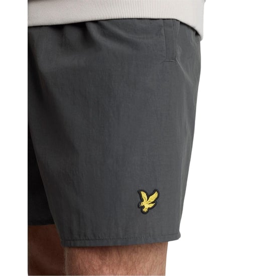 Lyle & Scott - Badeshorts für Herren, Schwimmen, Regulär (Metallisches Blaugrau) - Image 4