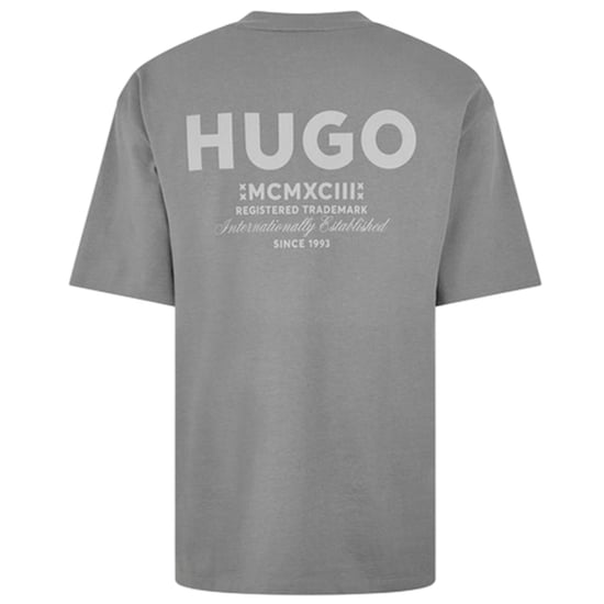 Hugo - "MCMXCIII" T-Shirt für Herren (Mittelgrau) - Image 3