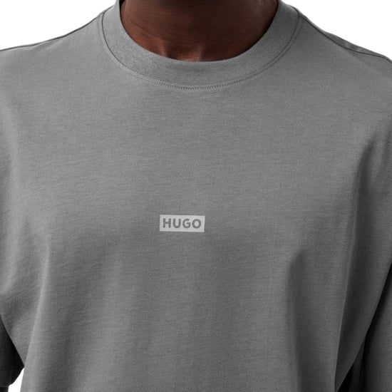 Hugo - "MCMXCIII" T-Shirt für Herren (Mittelgrau) - Image 4