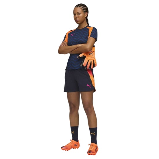 Puma - T-Shirt für Damen, Training (Marine/Orange) - Image 3