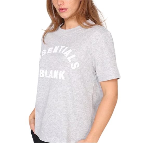 Blank Essentials - T-Shirt für Damen, Übergroßer Boyfriend (Grau meliert meliert) - Image 3