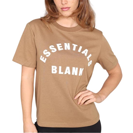 Blank Essentials - T-Shirt für Damen, Übergroßer Boyfriend (Mokka) - Image 3