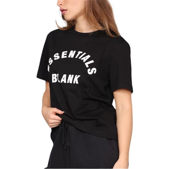 Blank Essentials - T-Shirt für Damen, Übergroßer Boyfriend (Schwarz) - Image 3