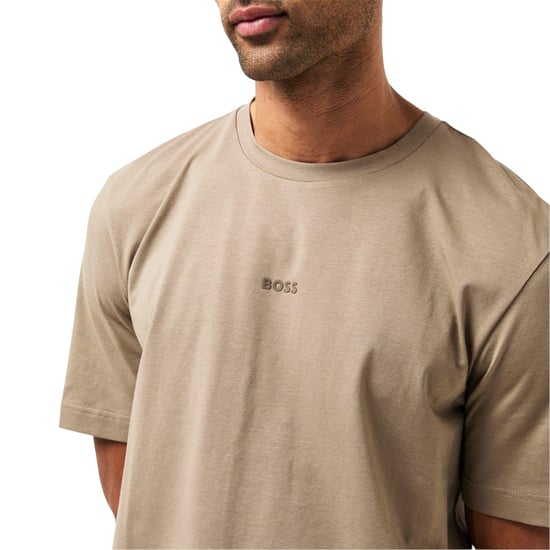 Boss - "Tchup" T-Shirt für Herren, Übergroß (Grün) - Image 3