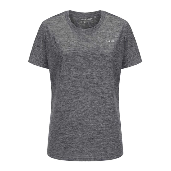 USA Pro - "Tech C" T-Shirt für Damen, Polyester (Holzkohle) - Image 1