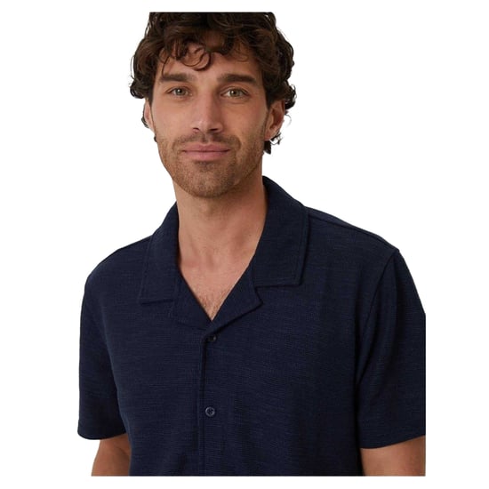 Threadbare - "Antti" Hemd für Herren, leger, kurzärmlig (Marine) - Image 4