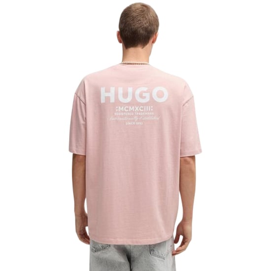 Hugo - "MCMXCIII" T-Shirt für Herren (Hellrosa) - Image 3