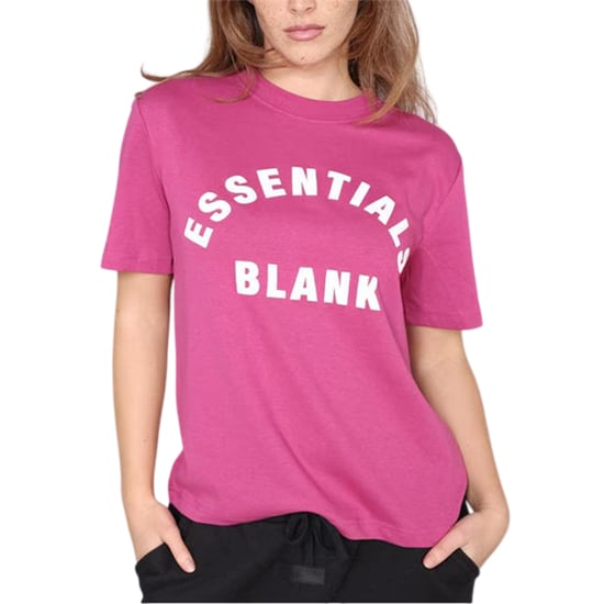 Blank Essentials - T-Shirt für Damen, Übergroßer Boyfriend (Pink) - Image 3