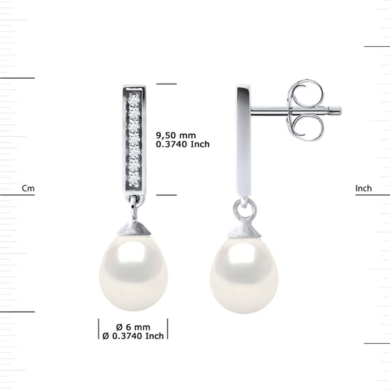 DIADEMA - Ohrringe - Echte Süßwasserperlen - Image 3