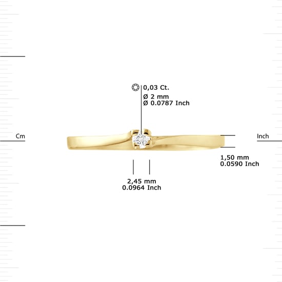DIADEMA - Ring - Diamanten - Gelbgold - Image 3