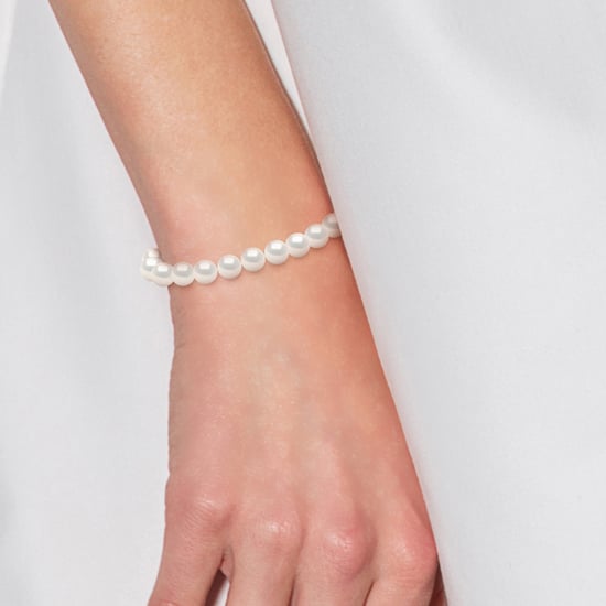 DIADEMA - Armband - Echte Süßwasserperlen - Weißgold - Image 2