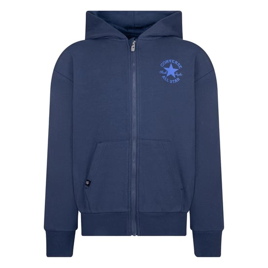 Converse - "Core" Hoodie mit durchgehendem Reißverschluss für Jungen (Marine) - Image 1