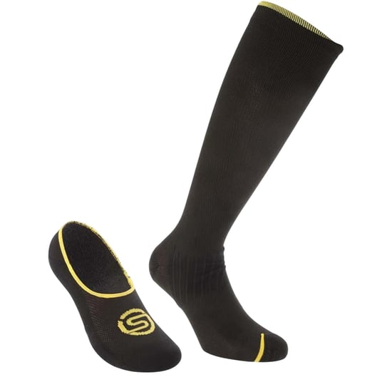 Skins - "Series-3" Kompressionsstrümpfe für Herren/Damen Unisex (3er-Pack) (Schwarz) - Image 1