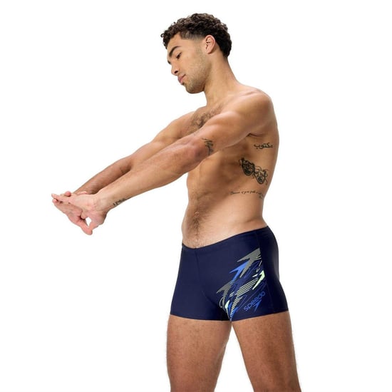 Speedo - "Medley" Badehose für Herren (Kurzmantel/Tiefblau) - Image 4