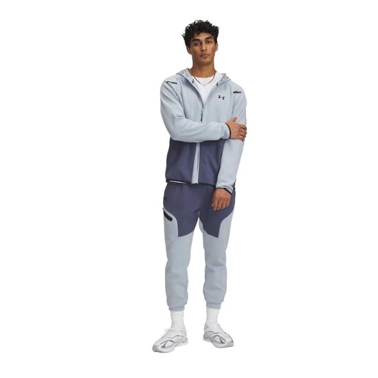 Under Armour - "Unstoppable" Jogginghosen für Herren (Grau/Blau/Schwarz) - Image 1