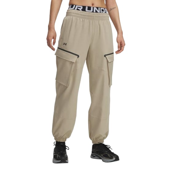 Under Armour - "Unstoppable" Jogginghosen für Damen (Khaki) - Image 1
